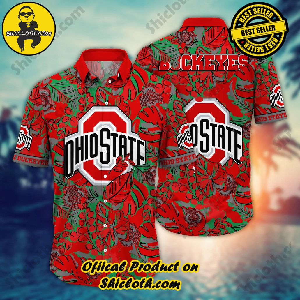 Ohio State Buckeyes NCAA Hawaiian Shirt Summer Camps Aloha Shirt