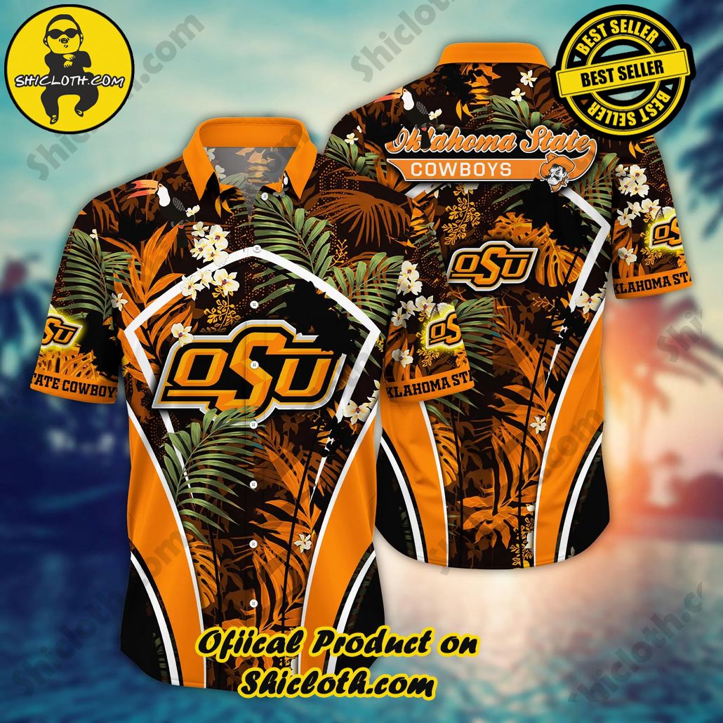 Oklahoma State Cowboys NCAA Hawaiian Shirt August Aloha Shirt