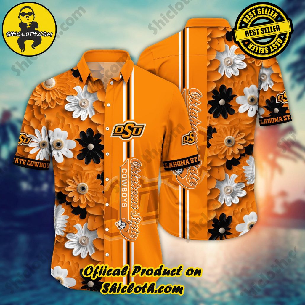 Oklahoma State Cowboys NCAA1 Hawaiian Shirt Trending Summer. Gift For Fan