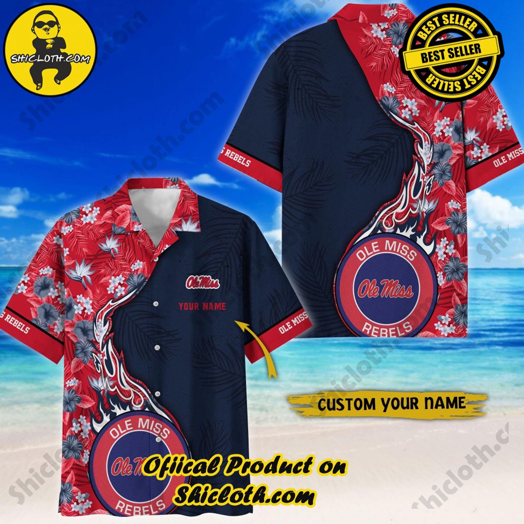 Ole Miss Rebels | NCAA2 Flower Hawaii Shirt For Fans, Summer Football Shirts