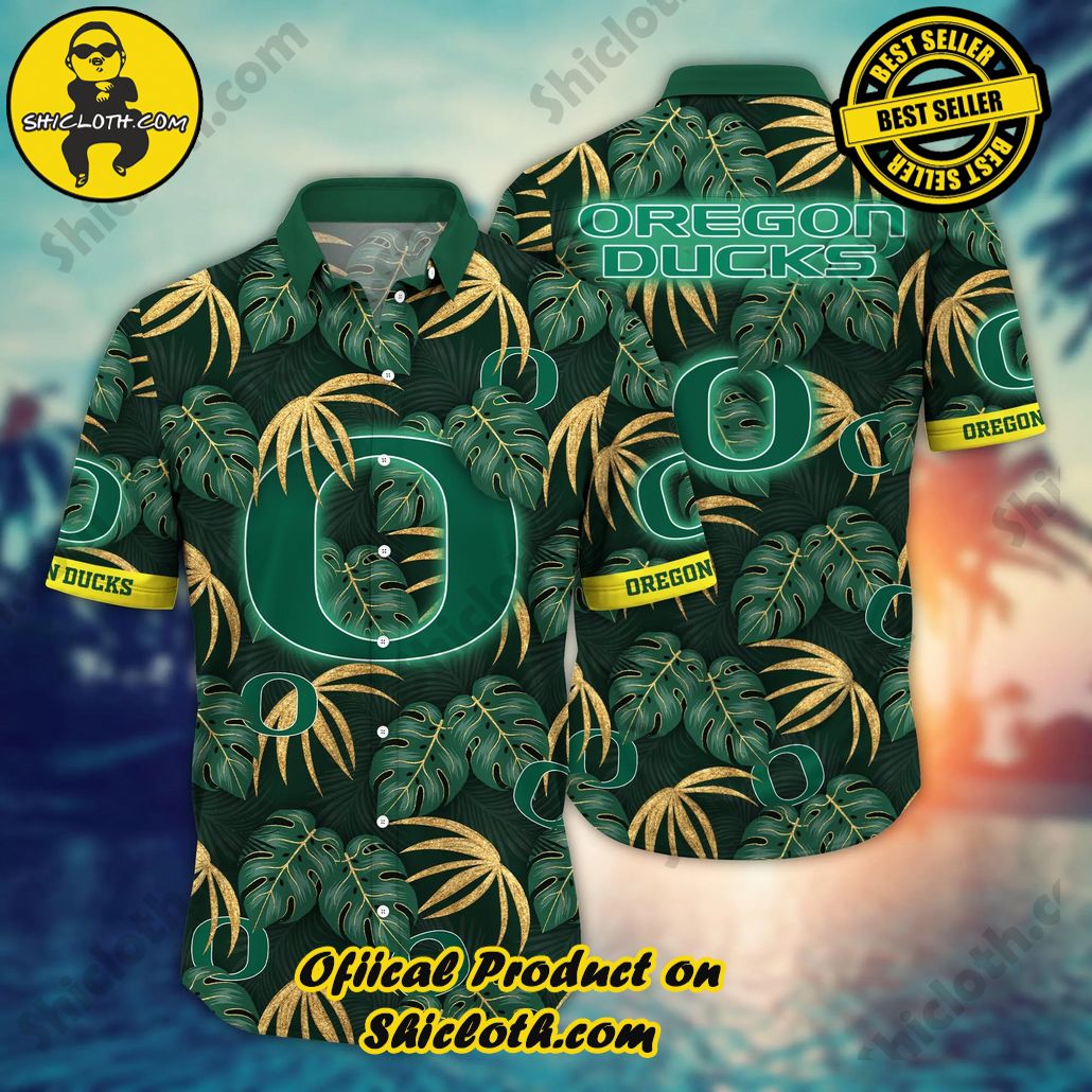 Oregon Ducks NCAA Hawaiian Shirt Warm Days Aloha Shirt