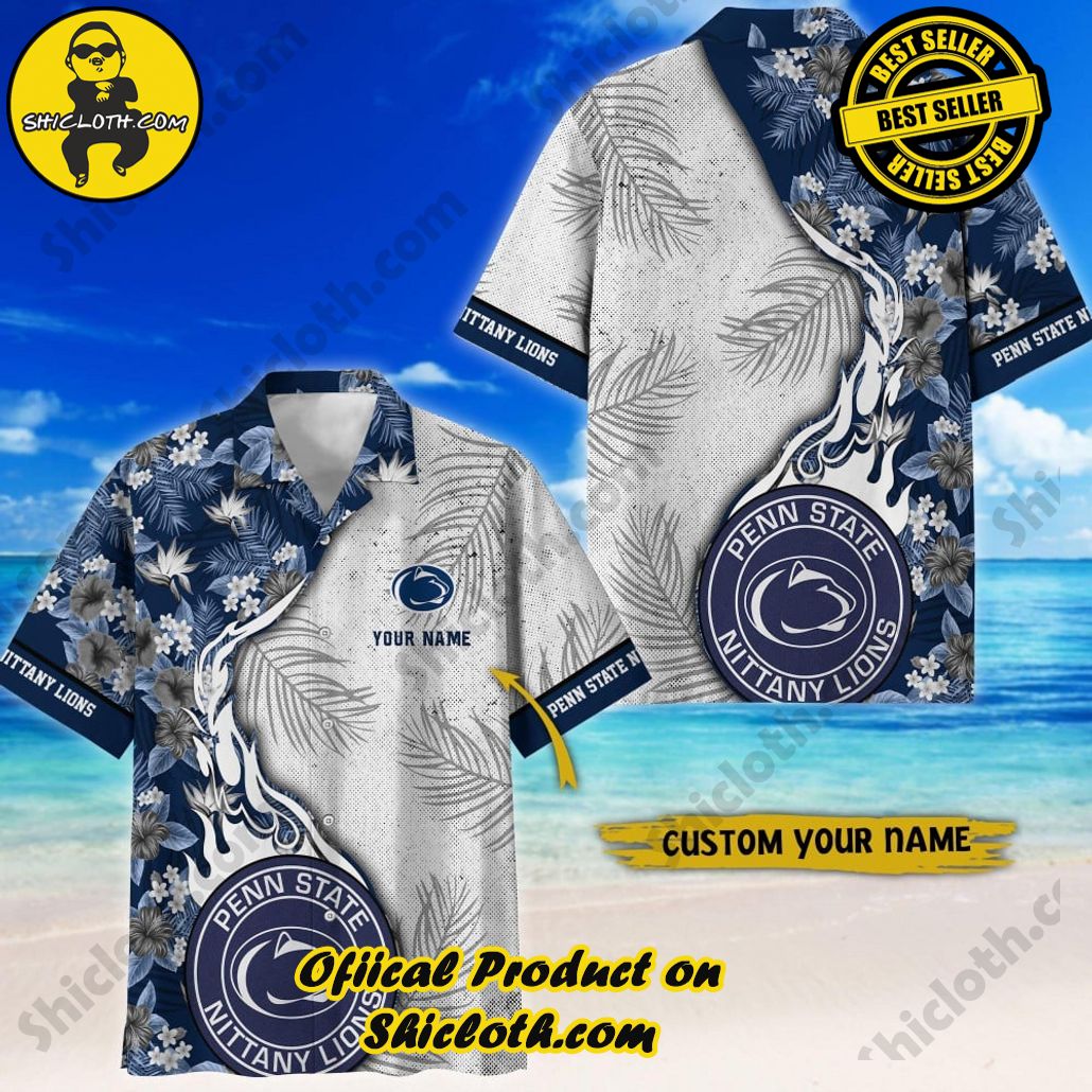 Penn State Nittany Lions Hawaiian Shirt Custom