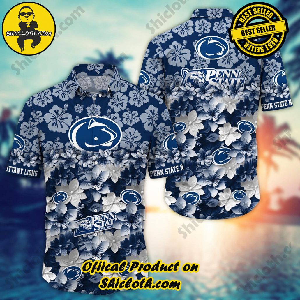 Penn State Nittany Lions NCAA1 Hawaiian Shirt Trending Summer. Gift For Fan
