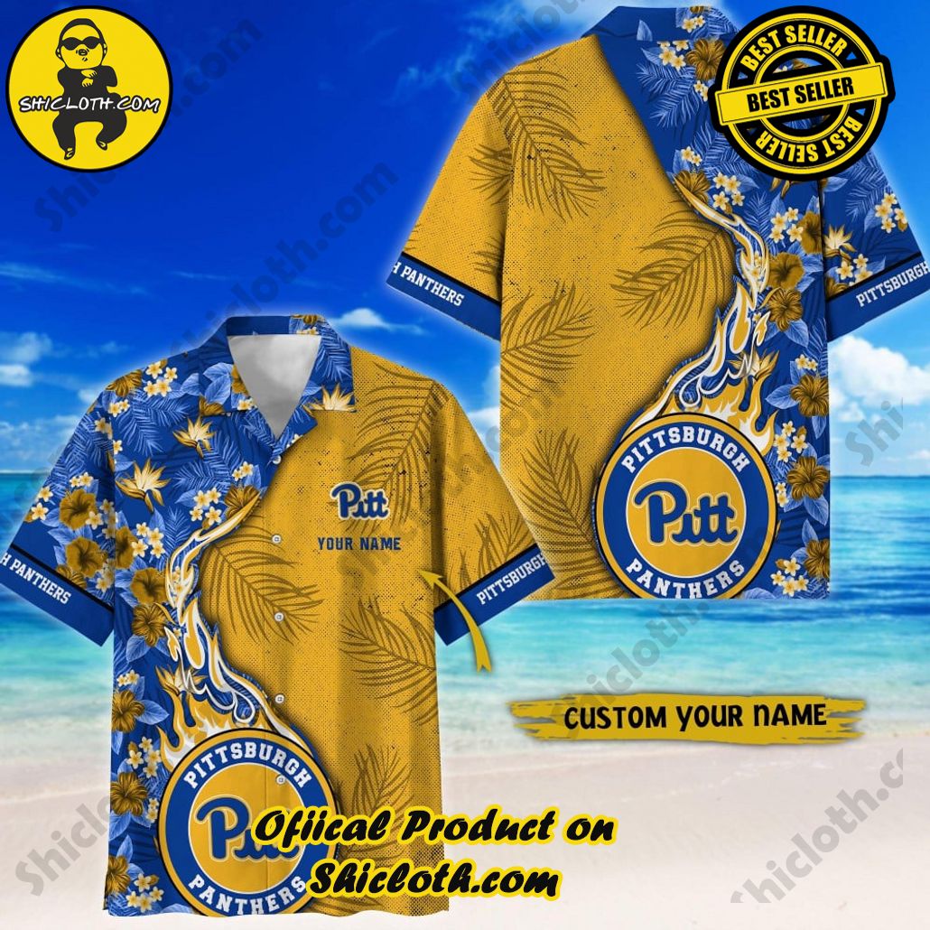 Pittsburgh Panthers | NCAA3 Flower Hawaii Shirt For Fans, Summer Football Shirts
