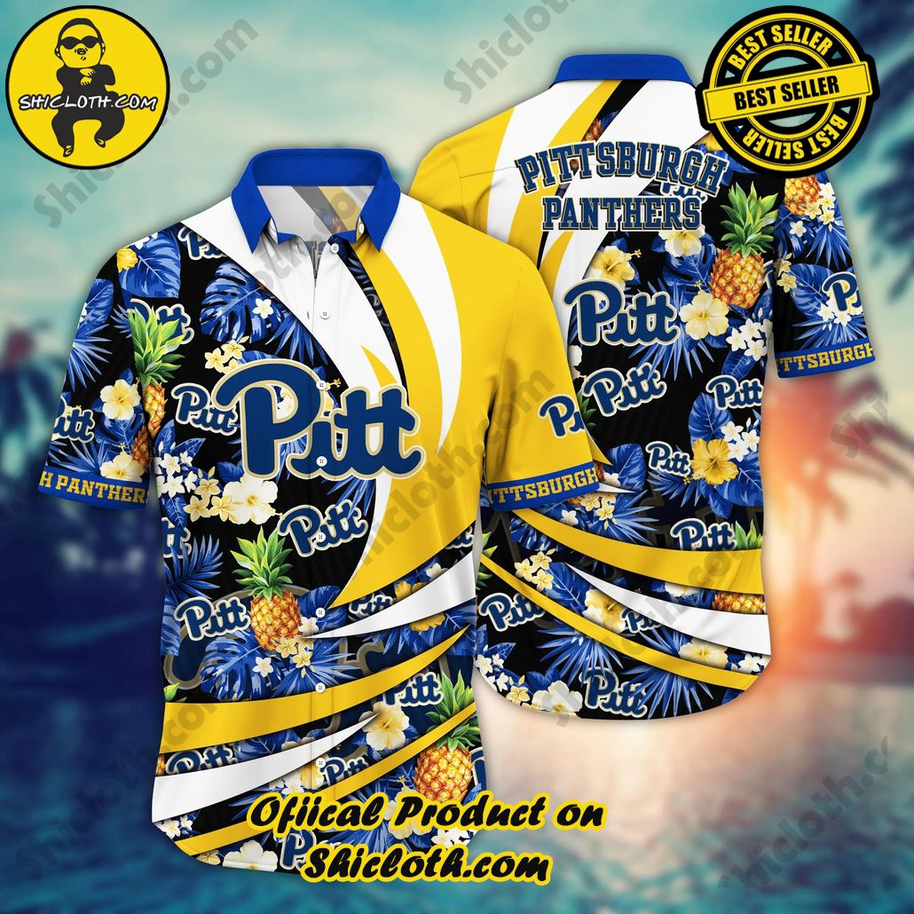 Pittsburgh Panthers NCAA Hawaiian Shirt Sunburn Aloha Shirt