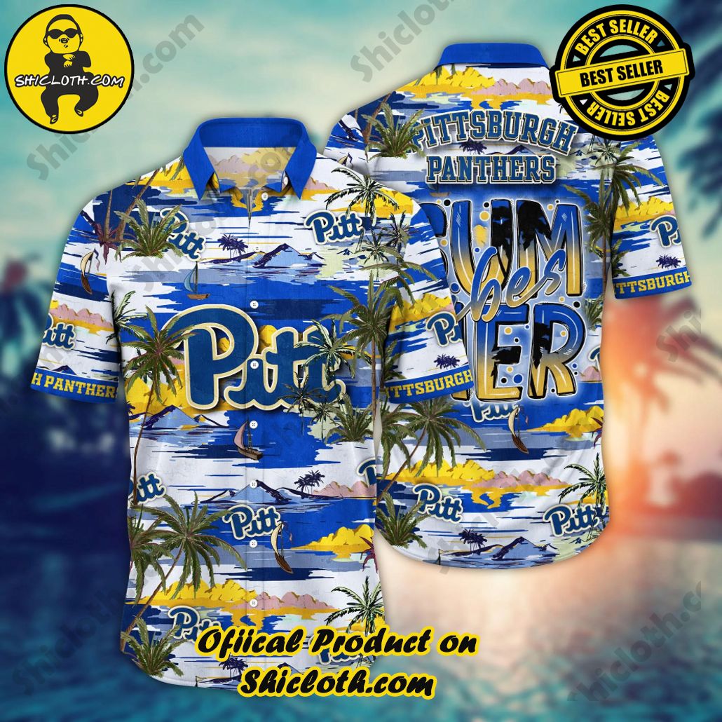Pittsburgh Panthers Hawaiian Shirt Custom