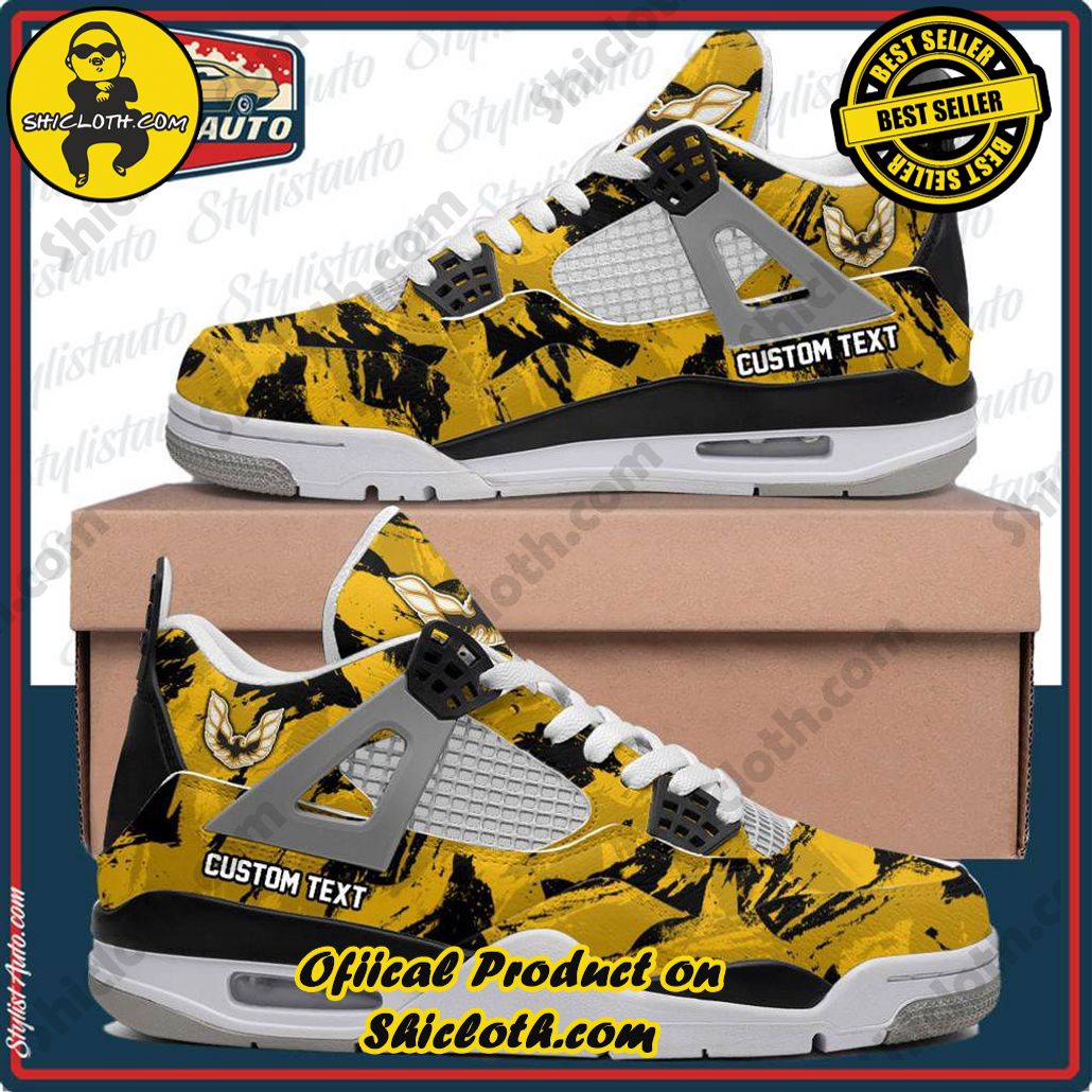 Pontiac Firebird Air Jordan 4 Sneakers, Car Shoes