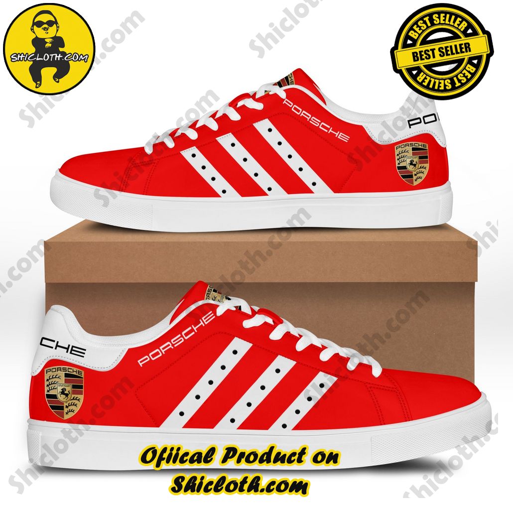 Porsche 911 Red Stan Smith Shoes