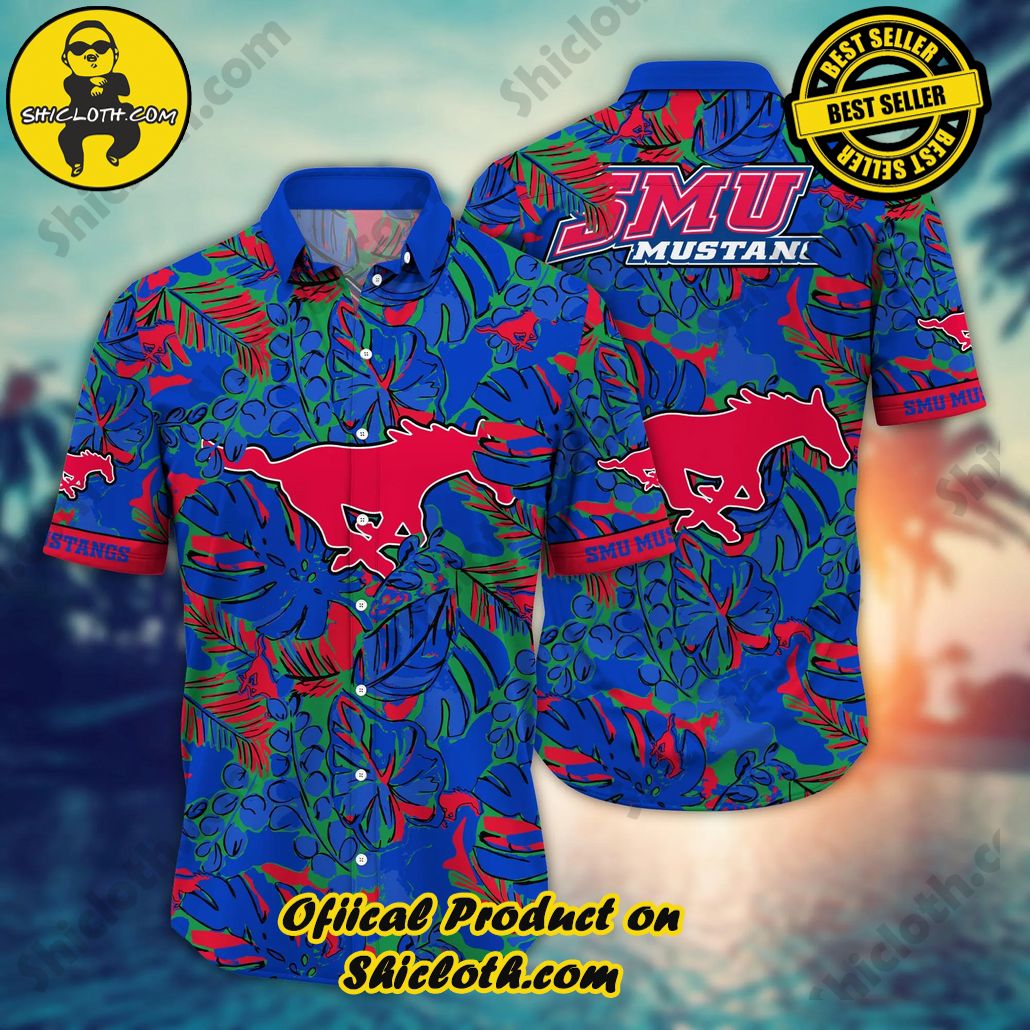 Smu Mustangs NCAA Hawaiian Shirt Seaside Aloha Shirt