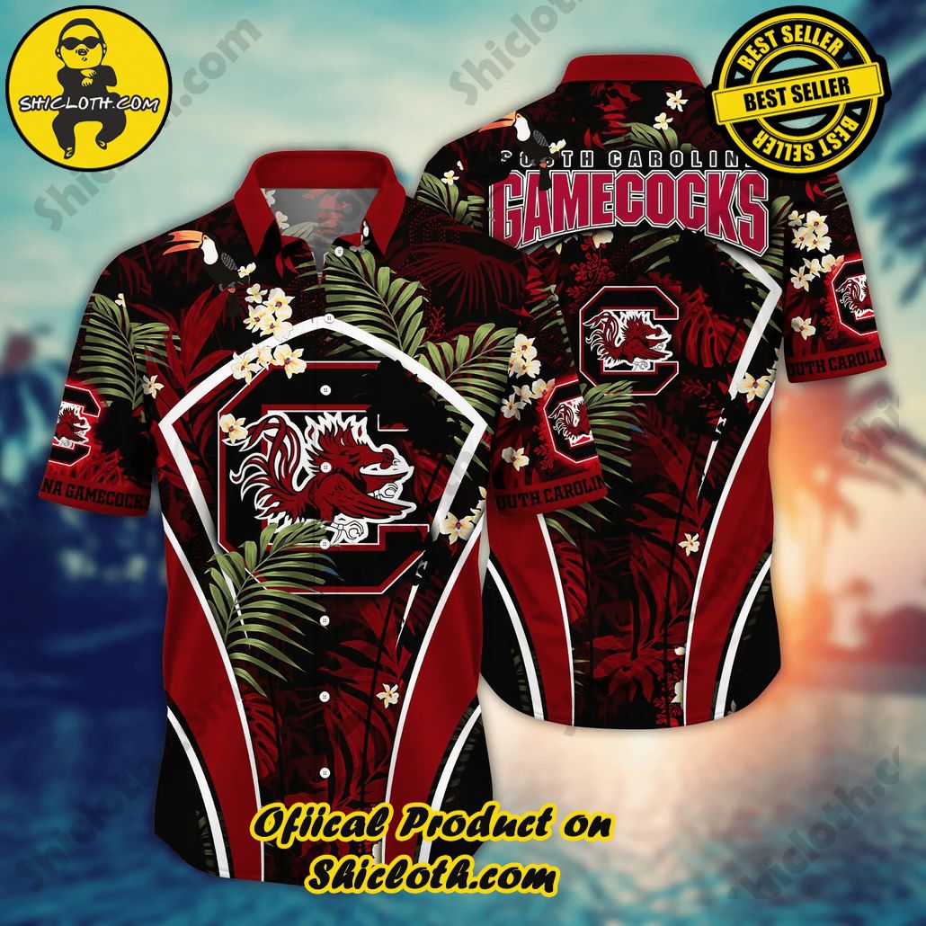 South Carolina Gamecocks NCAA Hawaiian Shirt Hiking Aloha Shirt