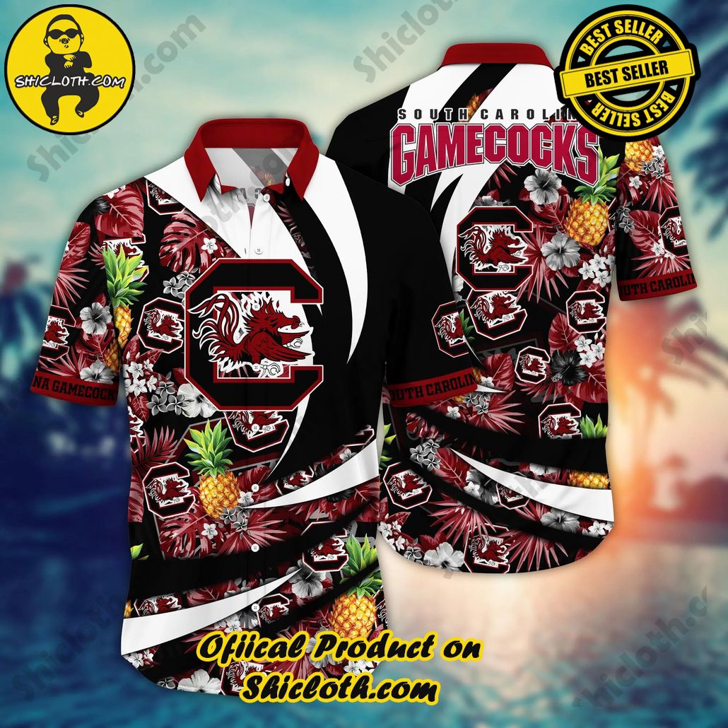 South Carolina Gamecocks NCAA Hawaiian Shirt Vacation Spots Aloha Shirt