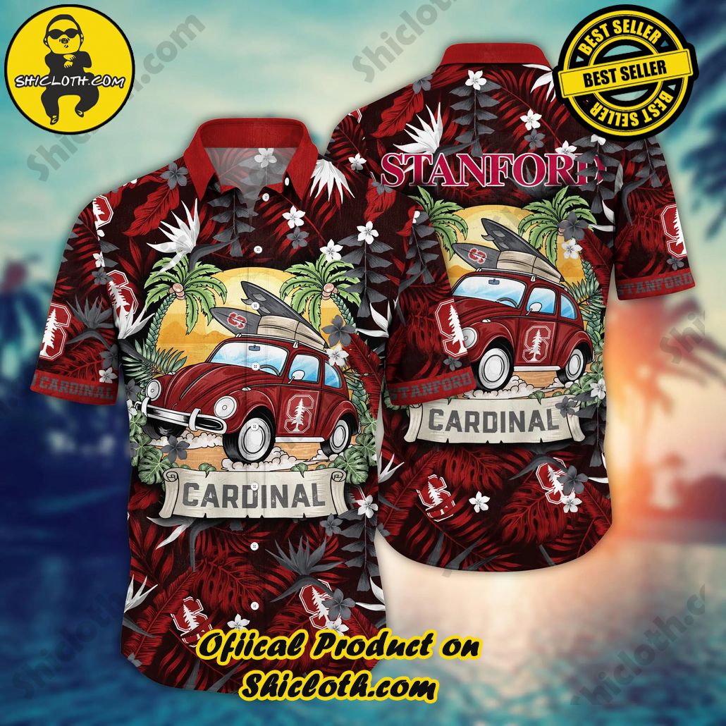 Stanford Cardinal NCAA Hawaiian Shirt Sprinklerstime Aloha Shirt