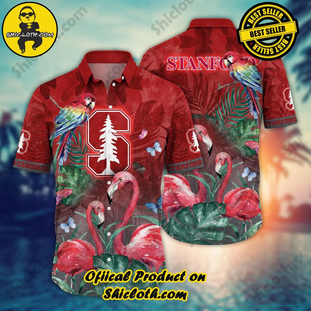 Stanford Cardinal NCAA Hawaiian Shirt Summer Nights Aloha Shirt