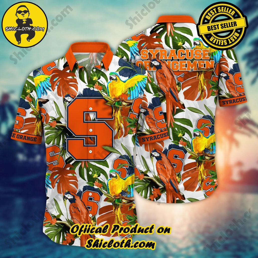 Syracuse Orange NCAA Hawaiian Shirt Summer Campstime Aloha Shirt