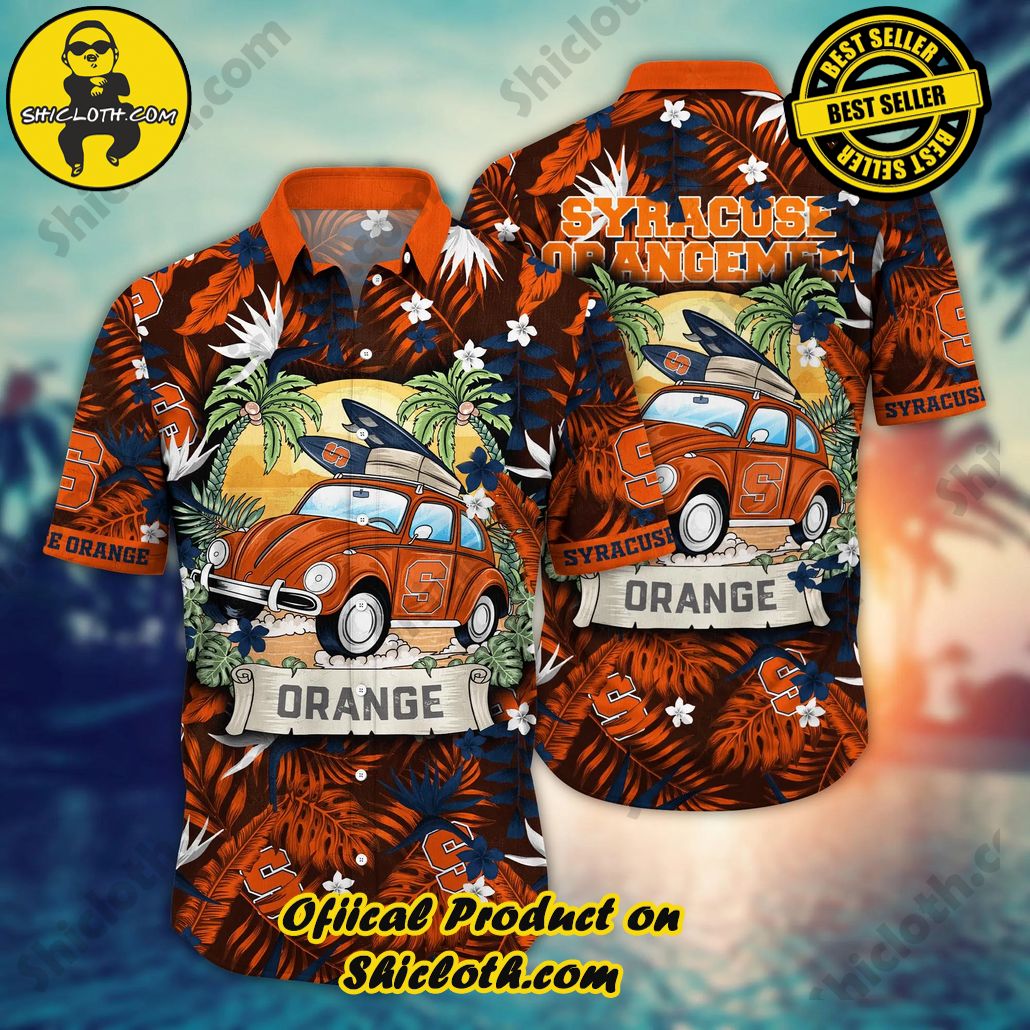 Syracuse Orange NCAA Hawaiian Shirt Sunburntime Aloha Shirt