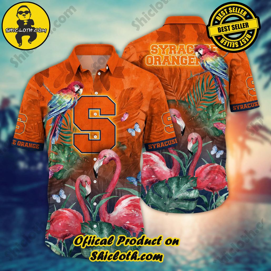 Syracuse Orange NCAA Hawaiian Shirt Warm Days Aloha Shirt