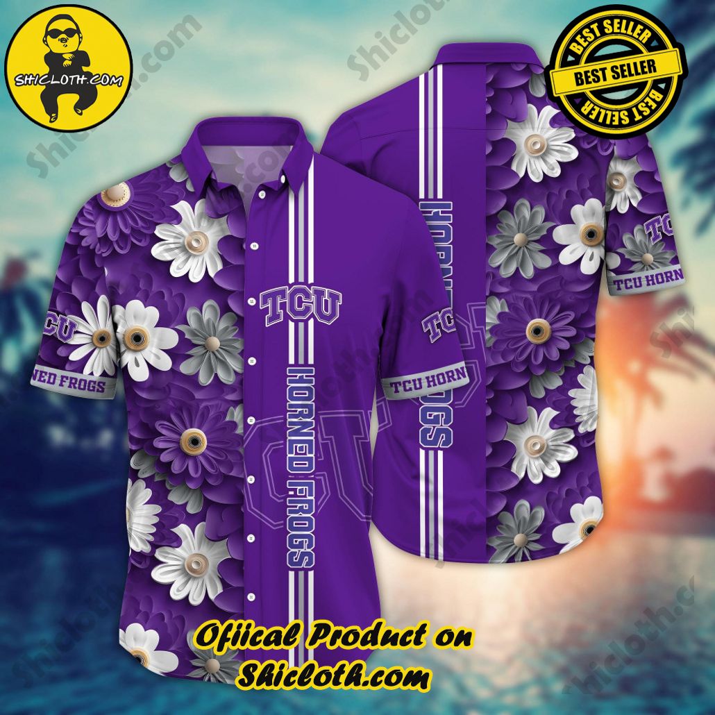 TCU Horned Frogs NCAA1 Hawaiian Shirt Trending Summer. Gift For Fan