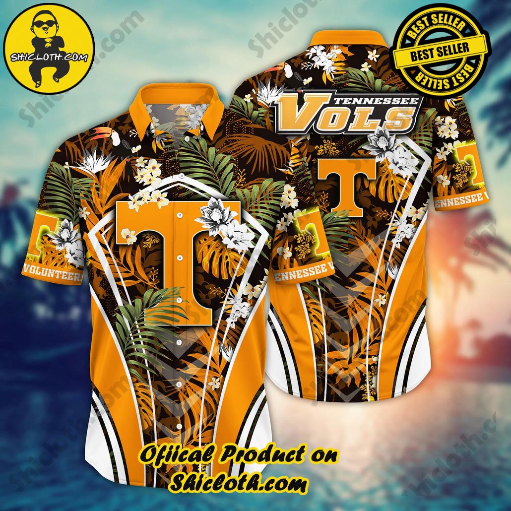 Tennessee Volunteers NCAA Hawaiian Shirt Hot Sands Aloha Shirt