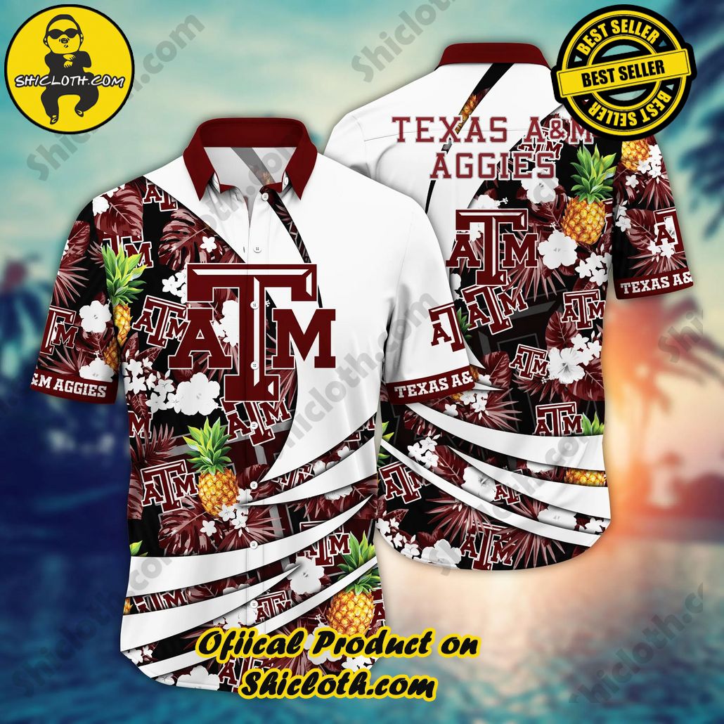 Texas A&Amp;M Aggies NCAA Hawaiian Shirt Watermelons Aloha Shirt