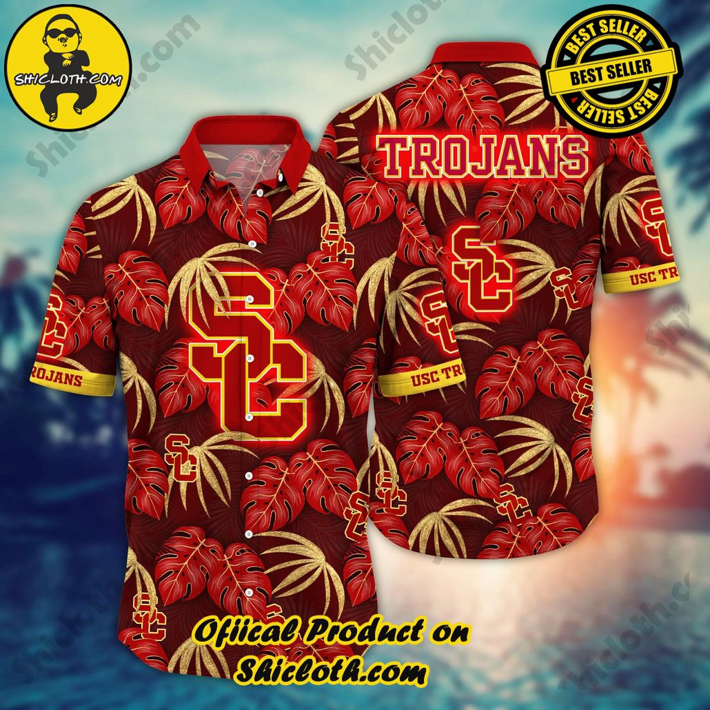 Usc Trojans NCAA Hawaiian Shirt Sunny Aloha Shirt