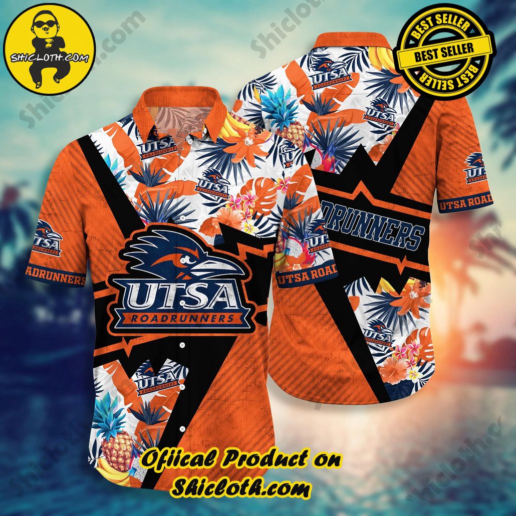 Utsa Roadrunners NCAA Hawaiian Shirt Summertime Aloha Shirt