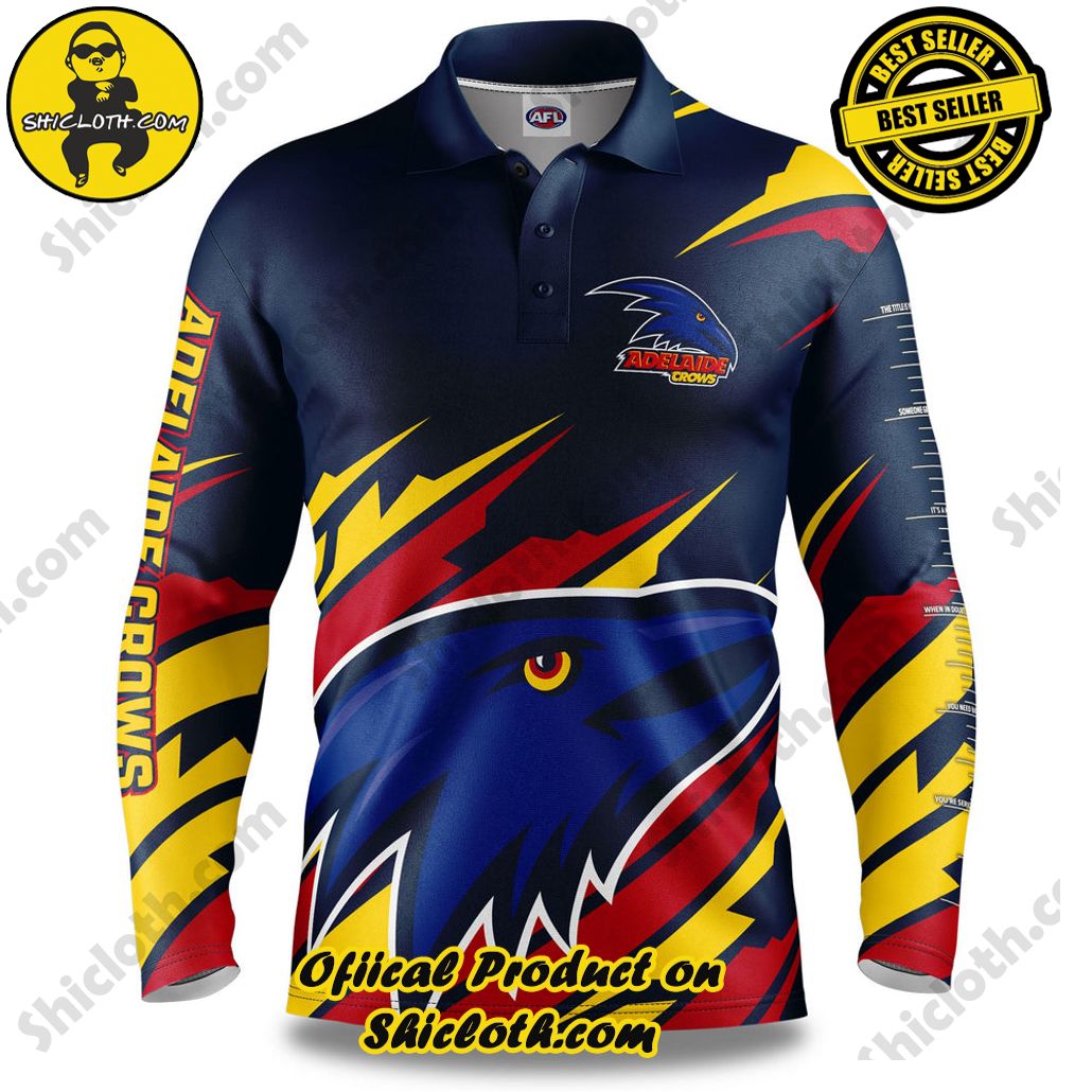 AFL Adelaide Crows Ignition Fishing Shirt