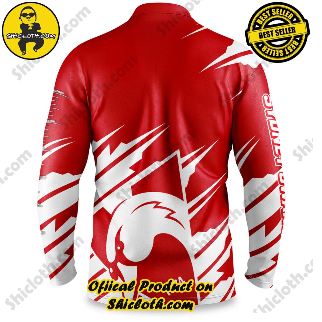 AFL Sydney Swans Ignition Fishing Shirt 3 AFL Sydney Swans Ignition Fishing Shirt - Image 3