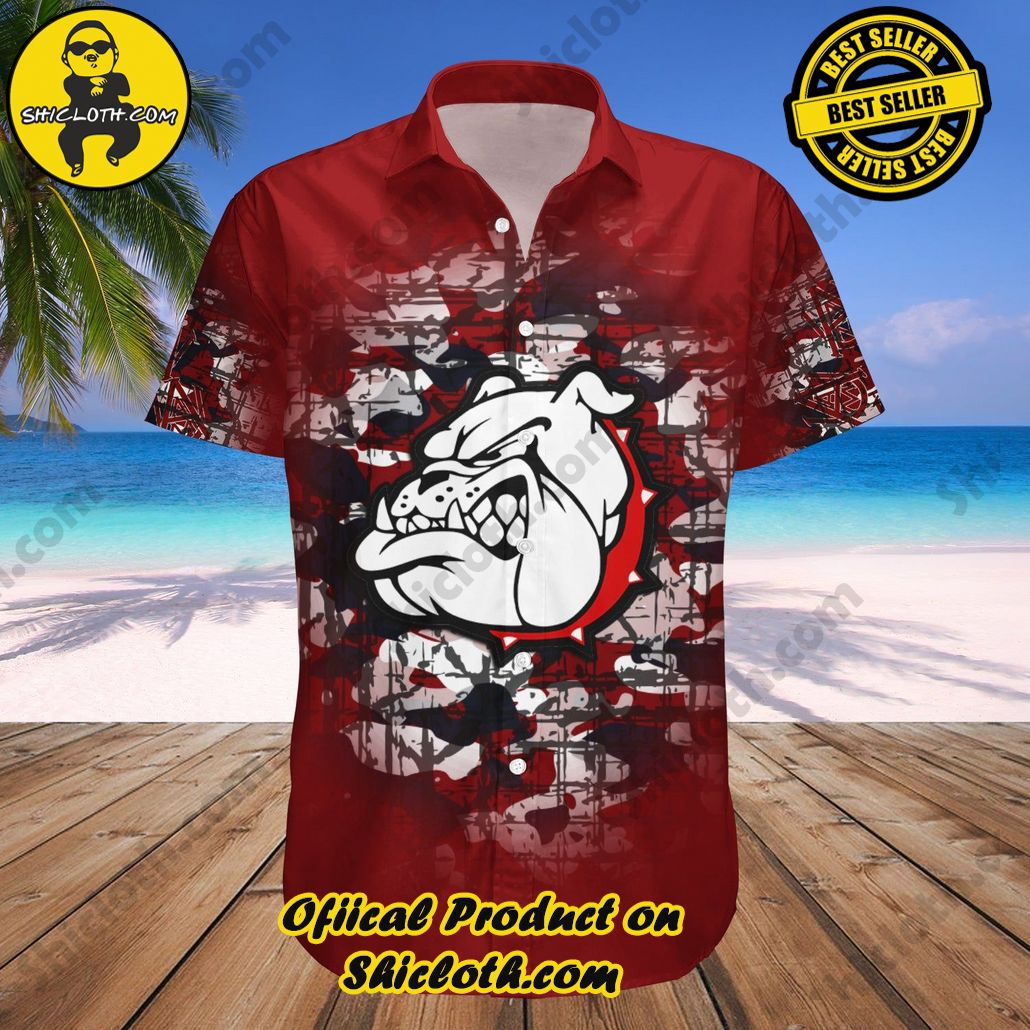 Alabama A&M Bulldogs Hawaii Shirt Camouflage Vintage NCAA