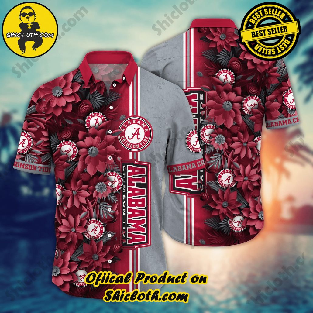 Alabama Crimson Tide NCAA Hawaiian Shirt Custom Barbecues Aloha Shirt