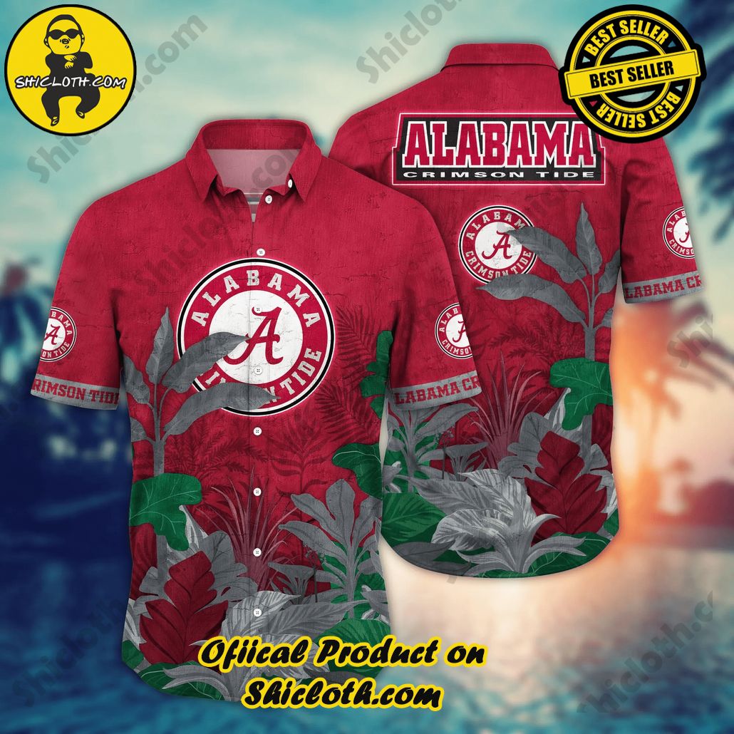 Alabama Crimson Tide NCAA Hawaiian Shirt Flip Flops Aloha Shirt