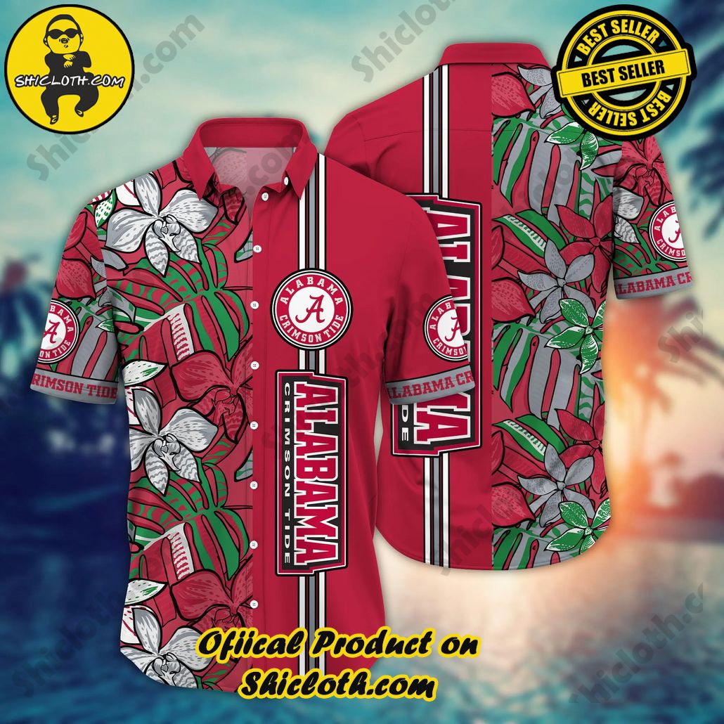 Alabama Crimson Tide NCAA Hawaiian Shirt Heat Aloha Shirt