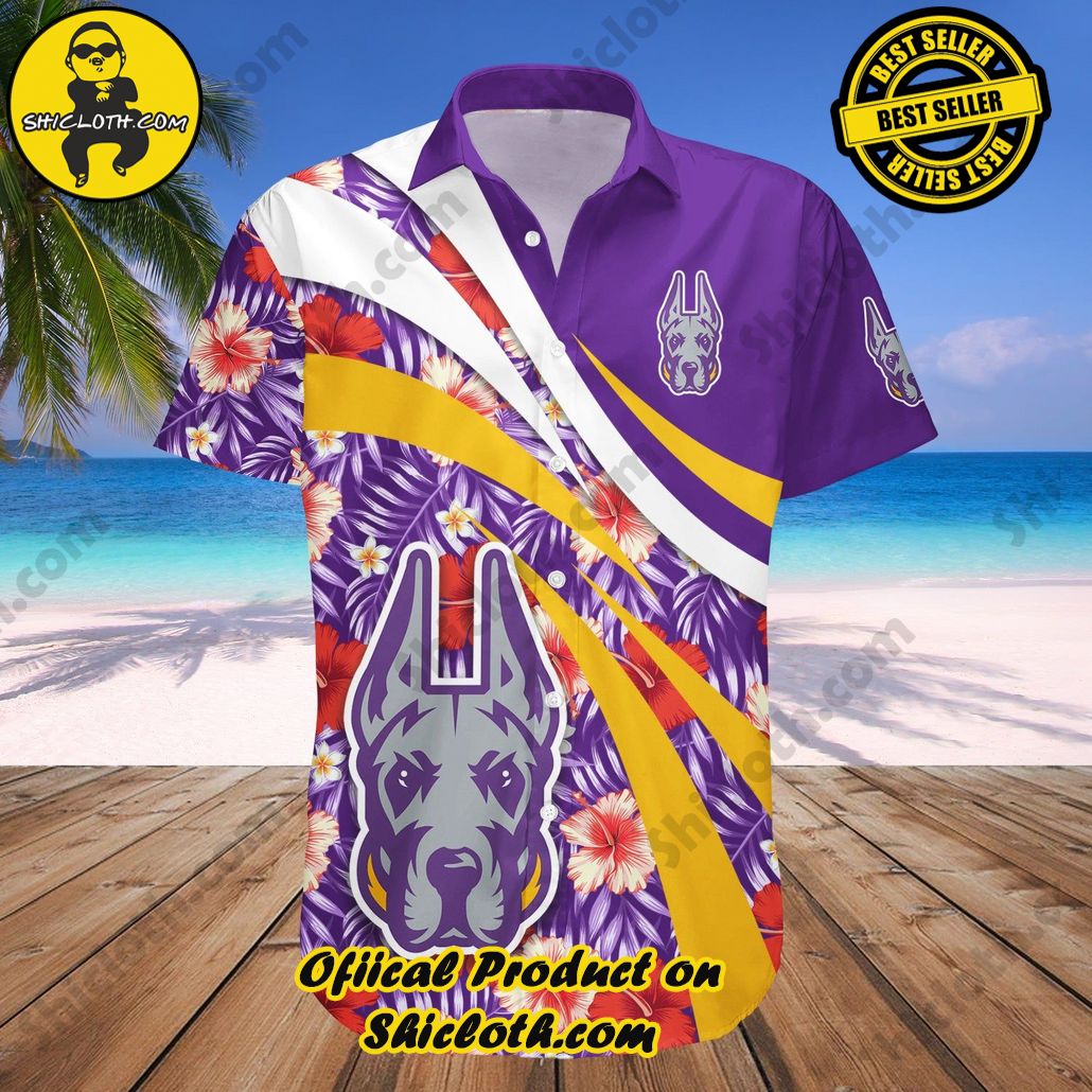 Albany Great Danes Hawaii Shirt Hibiscus Sport Style NCAA