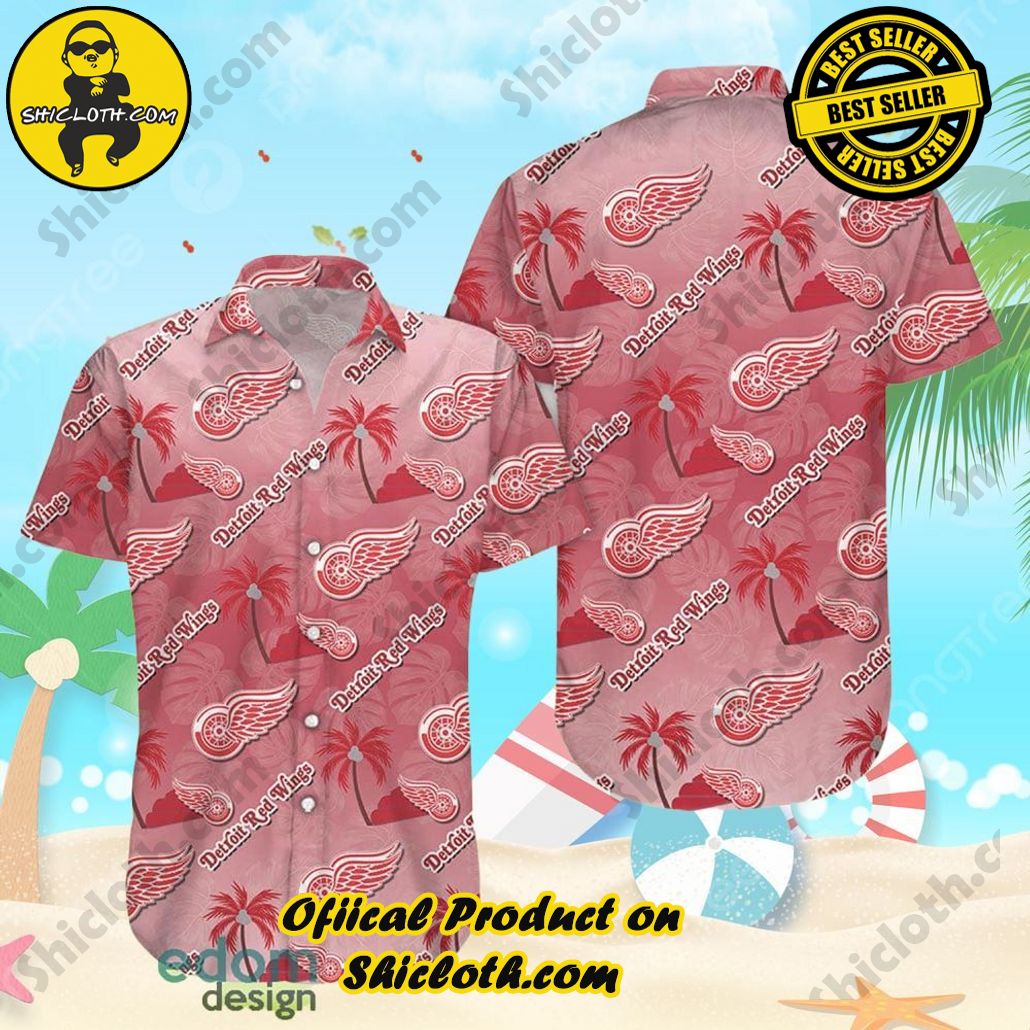 Aloha Detroit Red Wings Hawaiian Shirt For Fans