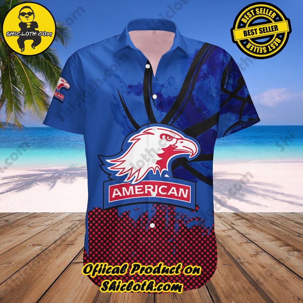 American Eagles Hawaii Shirt Basketball Net Grunge Pattern – NCAA