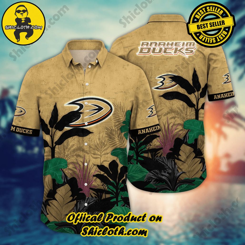 Anaheim Ducks NHL Hawaiian Shirt Beach Season Aloha Shirt