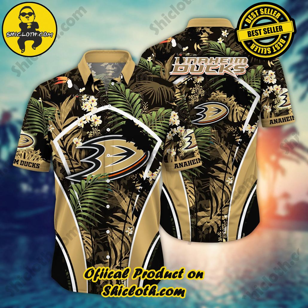 Anaheim Ducks NHL Hawaiian Shirt Heat Kickabout Shirts