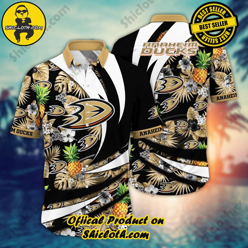Anaheim Ducks NHL Hawaiian Shirt High Temperatures Aloha Shirt