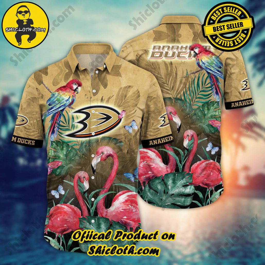 Anaheim Ducks NHL Hawaiian Shirt Pool Days Aloha Shirt
