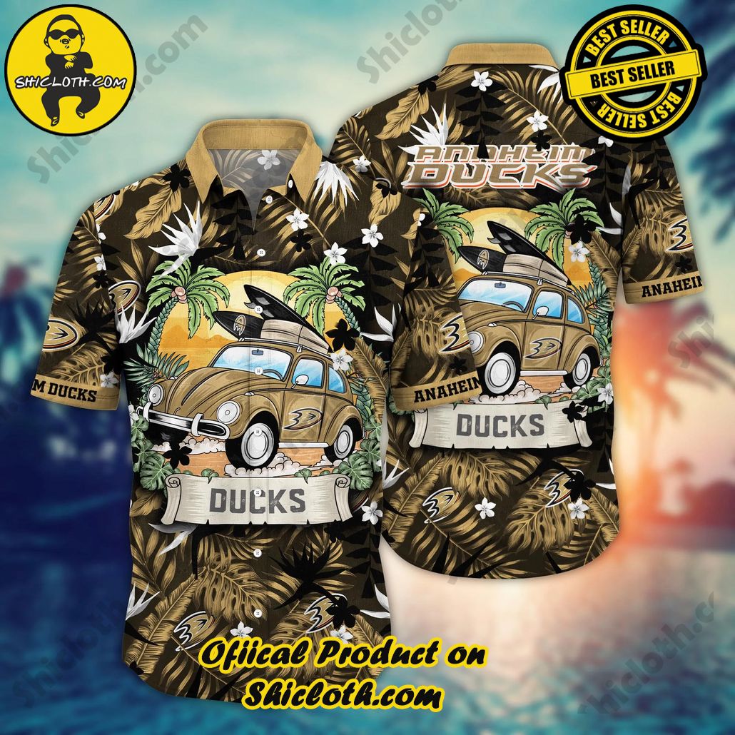 Anaheim Ducks NHL Hawaiian Shirt Pool Partiestime Aloha Shirt