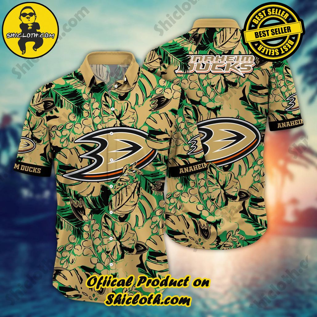 Anaheim Ducks NHL Hawaiian Shirt Warm Season Aloha Shirt