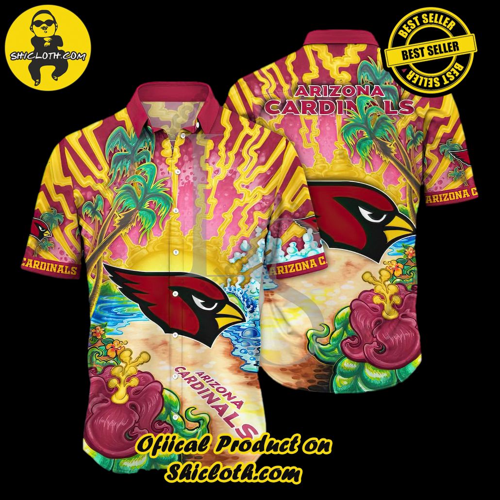 Arizona Cardinals Aloha Island Unisex Hawaiian Shirt