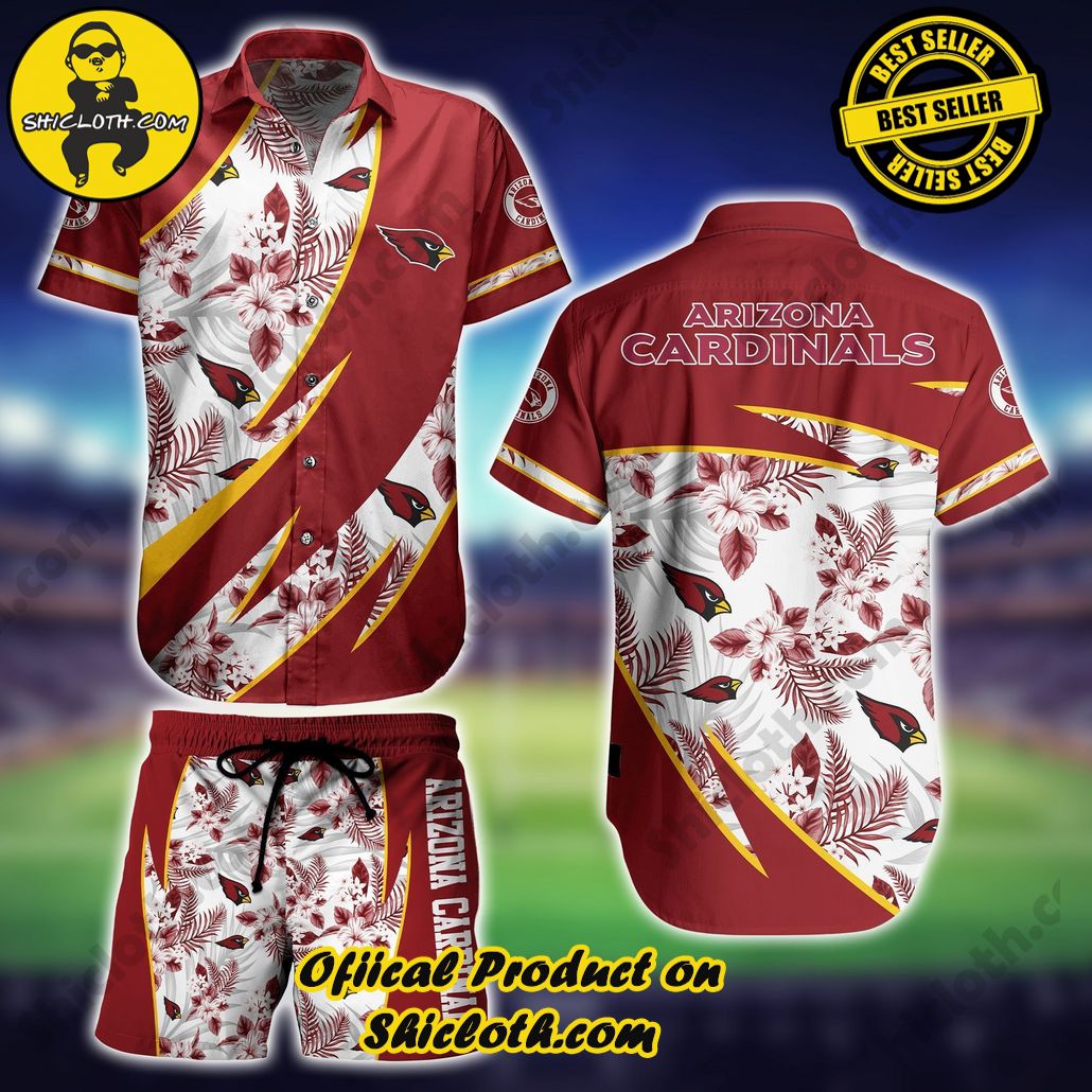 Arizona Cardinals Hawaiian Dress Collection Shirt Short
