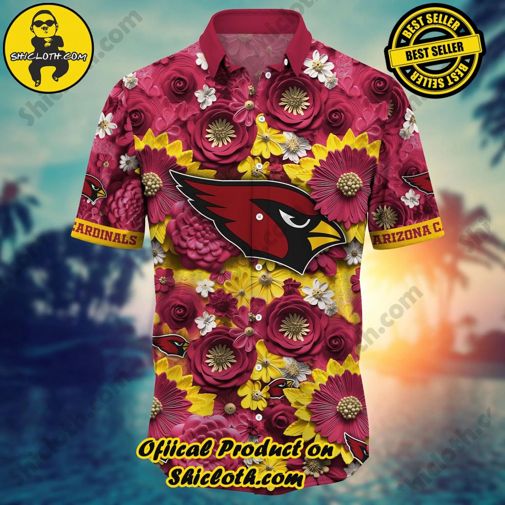Arizona Cardinals NFL Hawaiian Shirt Trending For This Summer Customize Shirt Any Team