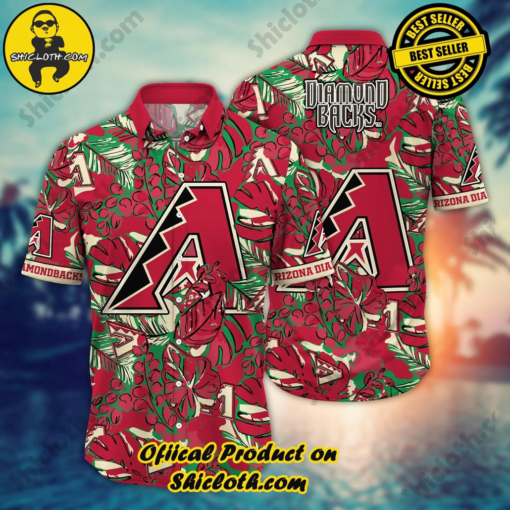 Arizona Diamondbacks MLB Hawaiian Shirt August Tournament Play Shirts