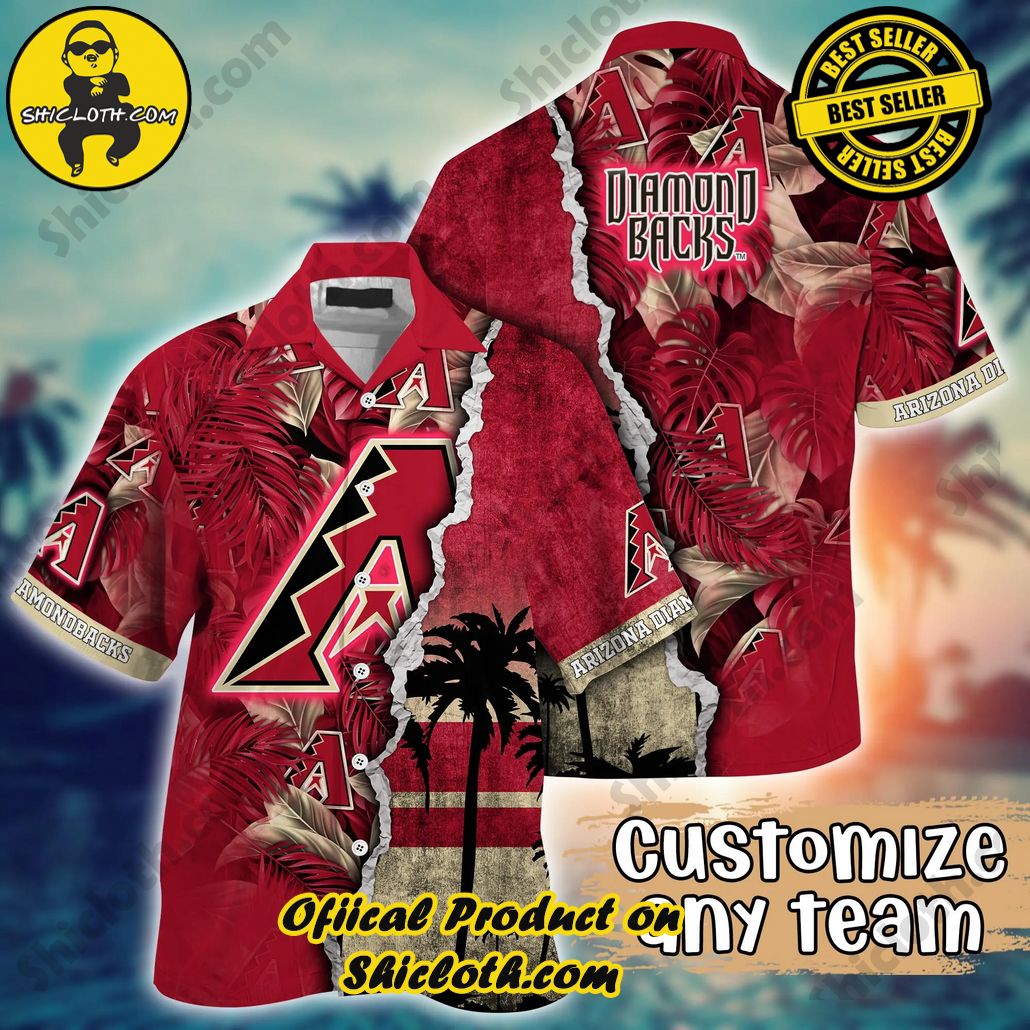 Arizona Diamondbacks MLB Hawaiian Shirt Custom Seaside Aloha Shirt