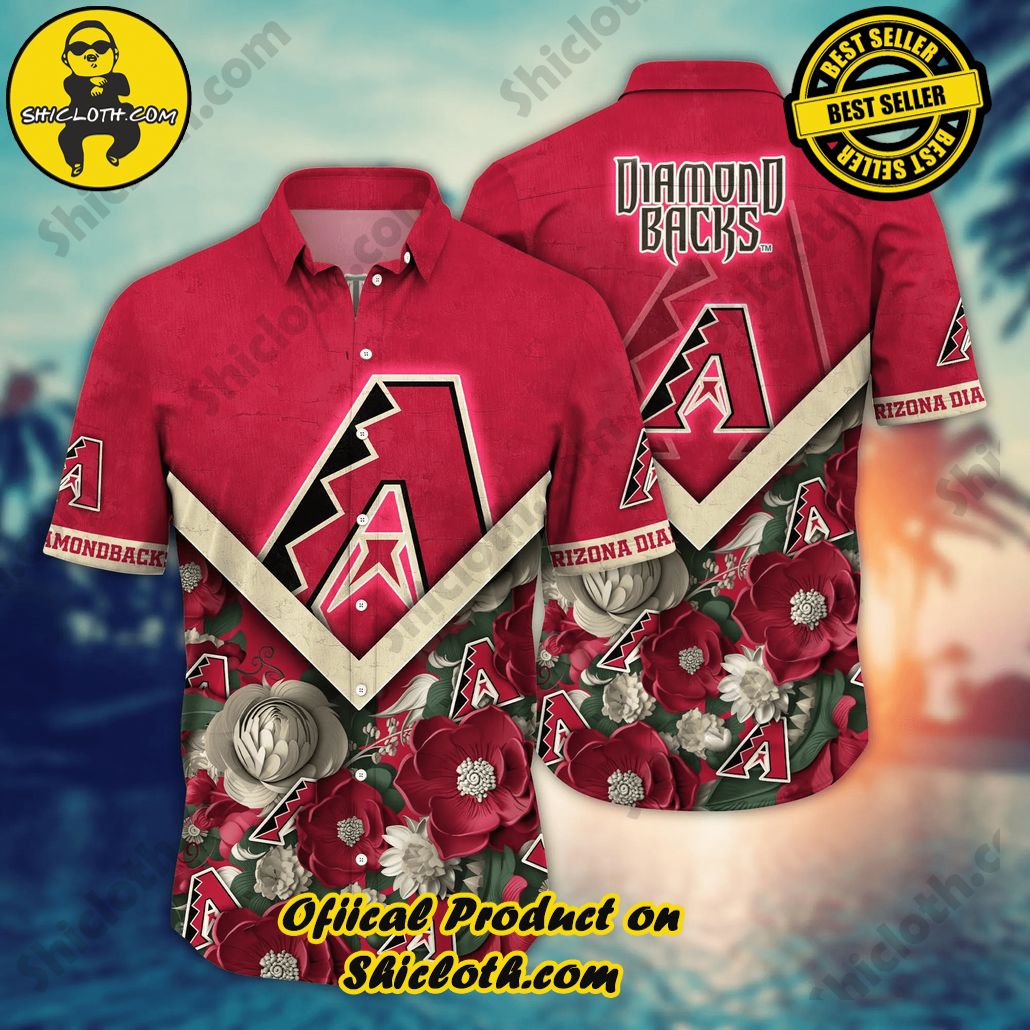 Arizona Diamondbacks MLB Hawaiian Shirt Custom Warm Breezes Aloha Shirt