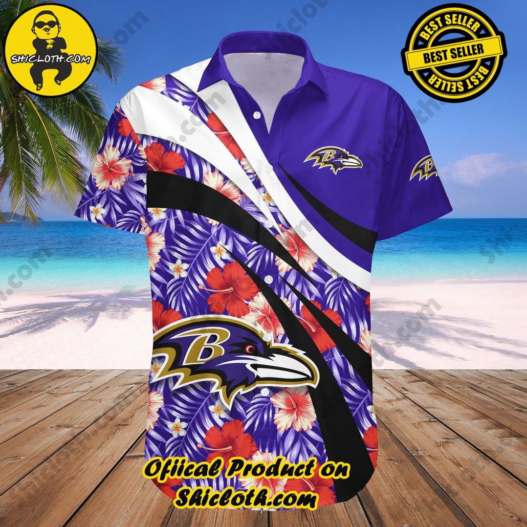 Baltimore Ravens Hawaii Shirt Hibiscus Sport Style – NFL