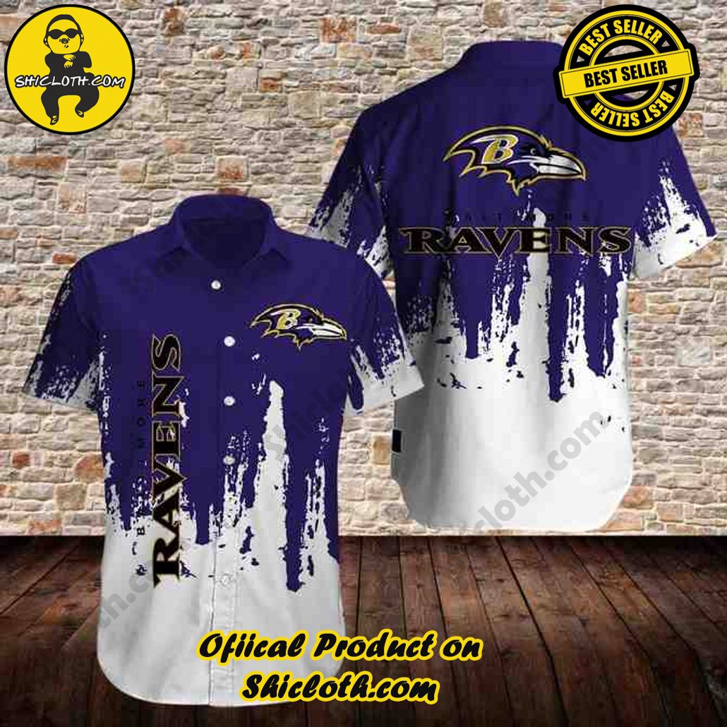 Baltimore Ravens Limited Edition Hawaiian Shirt Trendy Aloha Design 08