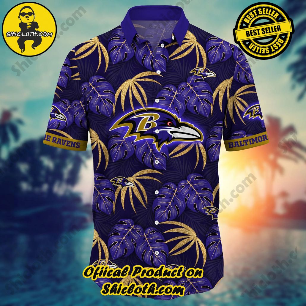 Baltimore Ravens NFL Hawaiian Shirt Air Conditioning Aloha Shirt