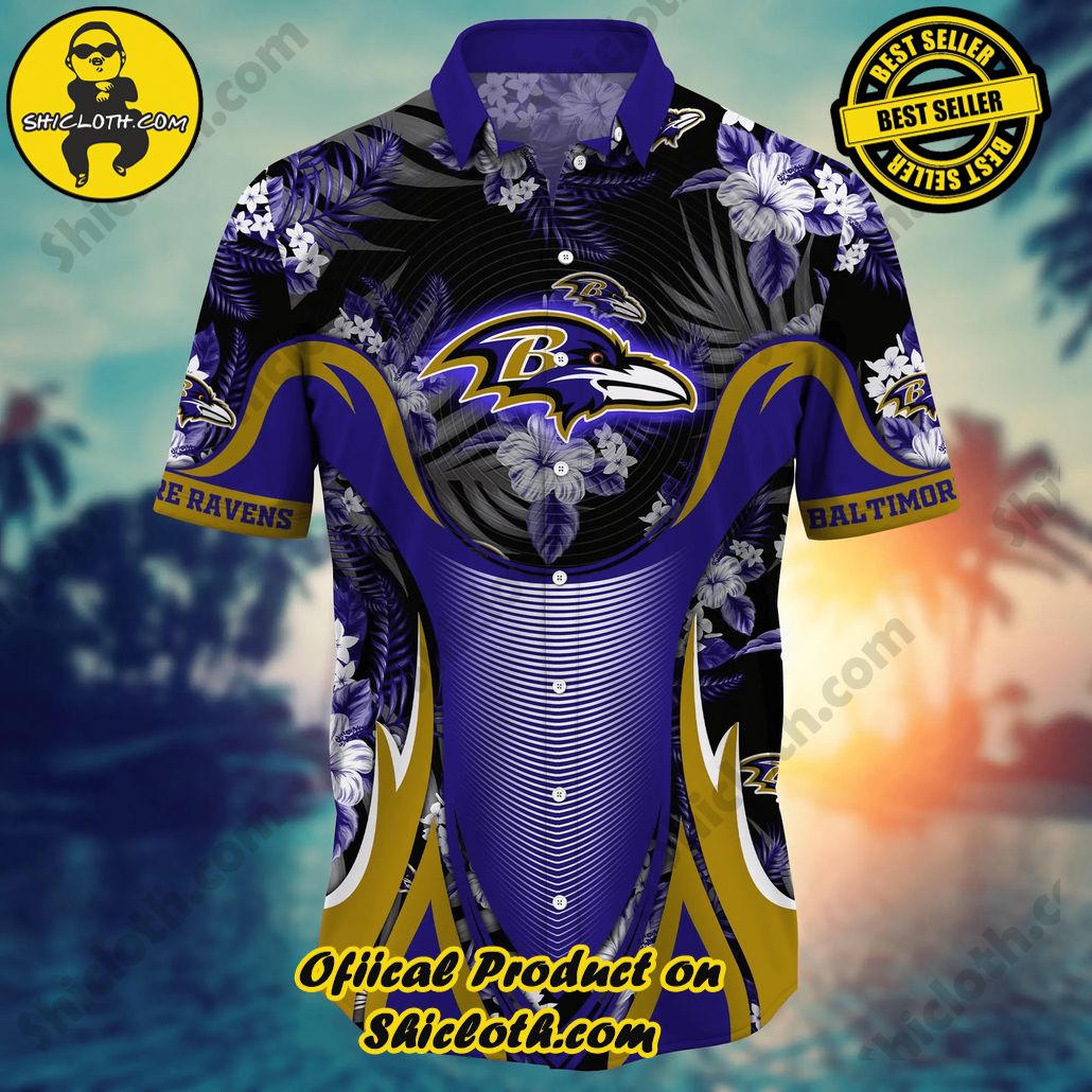 Baltimore Ravens NFL Hawaiian Shirt Mosquito Bites Aloha Shirt